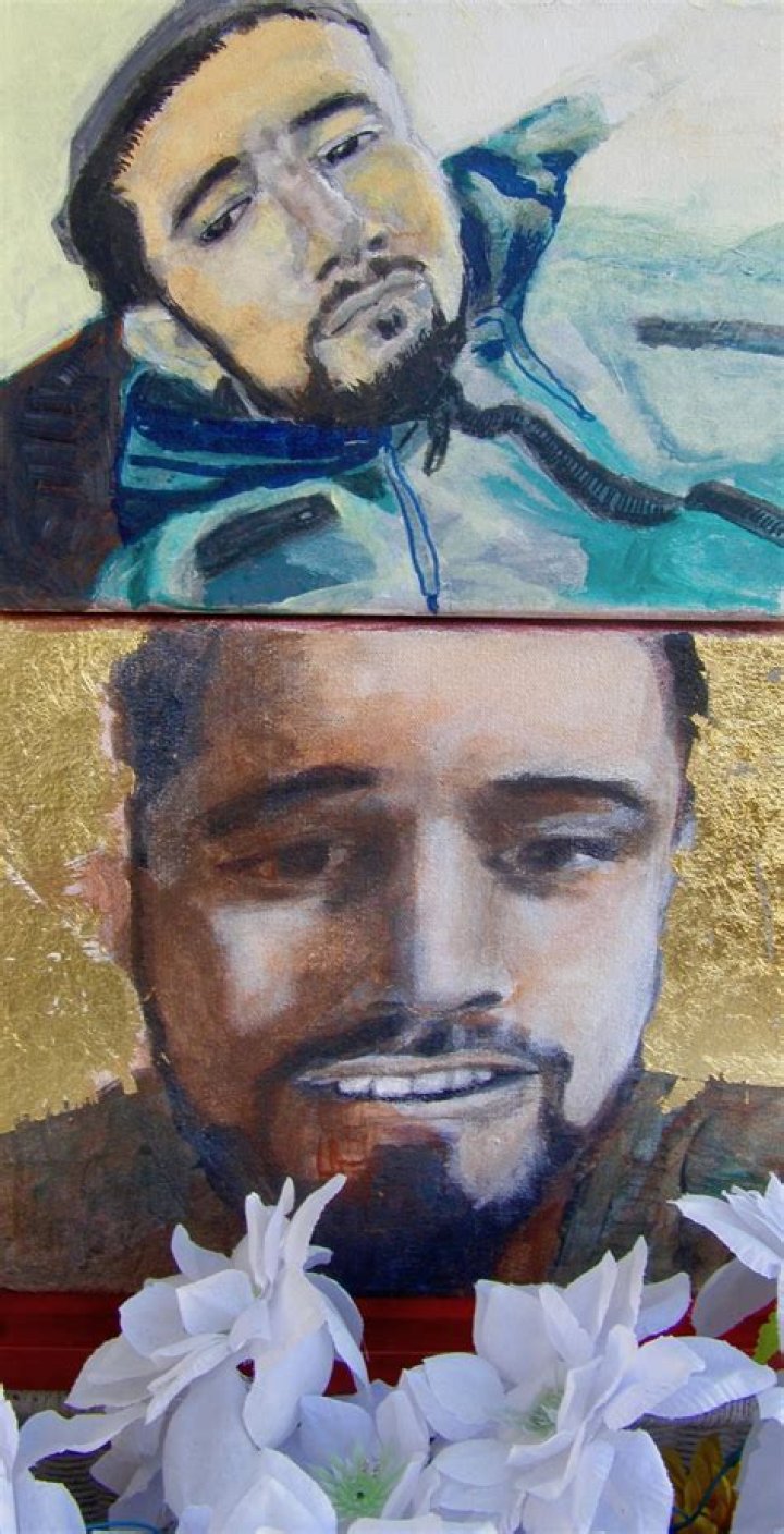 Heaven Portrait of Raymond Pantoja by Mikel Elam mixed med… Flickr