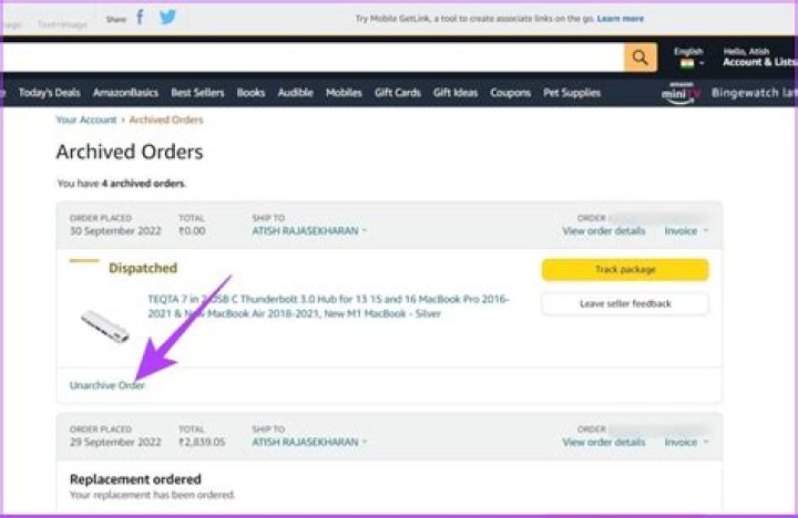 How to Archive Amazon Orders on Mobile and Desktop Guiding Tech