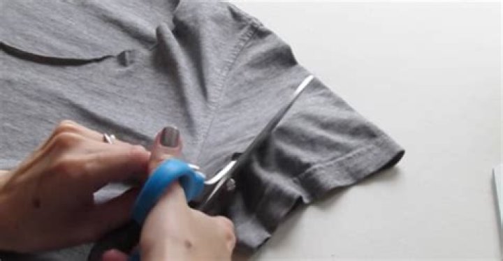 How to cut the sleeves off a tshirt YouTube
