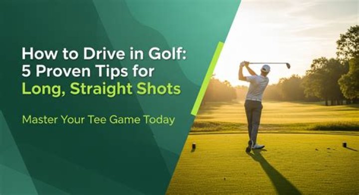 How To Drive In Golf For Beginners