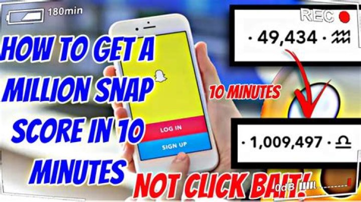 HOW TO GET 100K SNAP SCORE IN 10 MINUTES 💣 YouTube