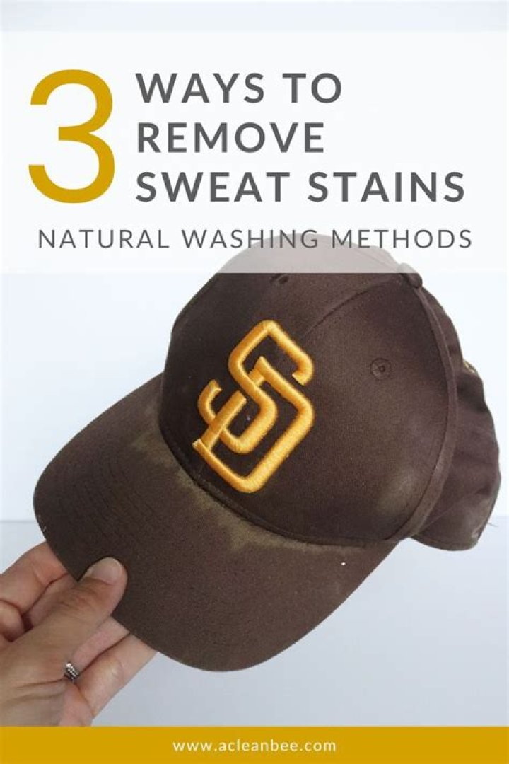 How To Get Sweat Stains Out Of Hats (5 EASY Methods) Expert Home Tips