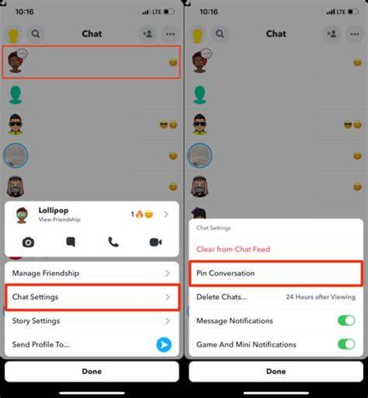 How to Pin Someone on Snapchat