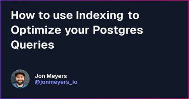 How to use Indexing to Improve Database Queries