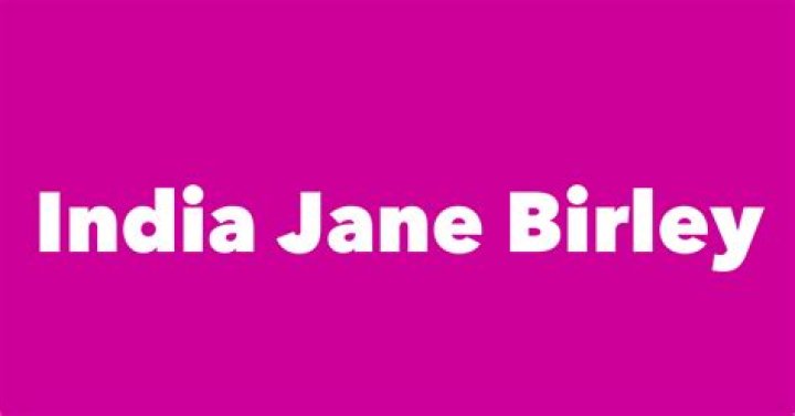 India Jane Birley India jane, Maud, London