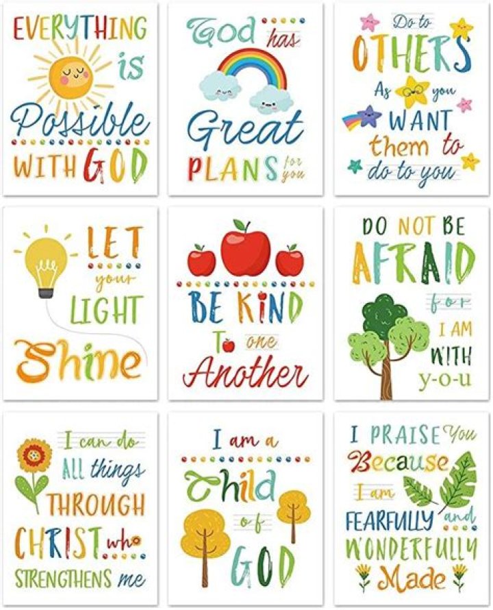 Inspirational Bible Verses For Kids