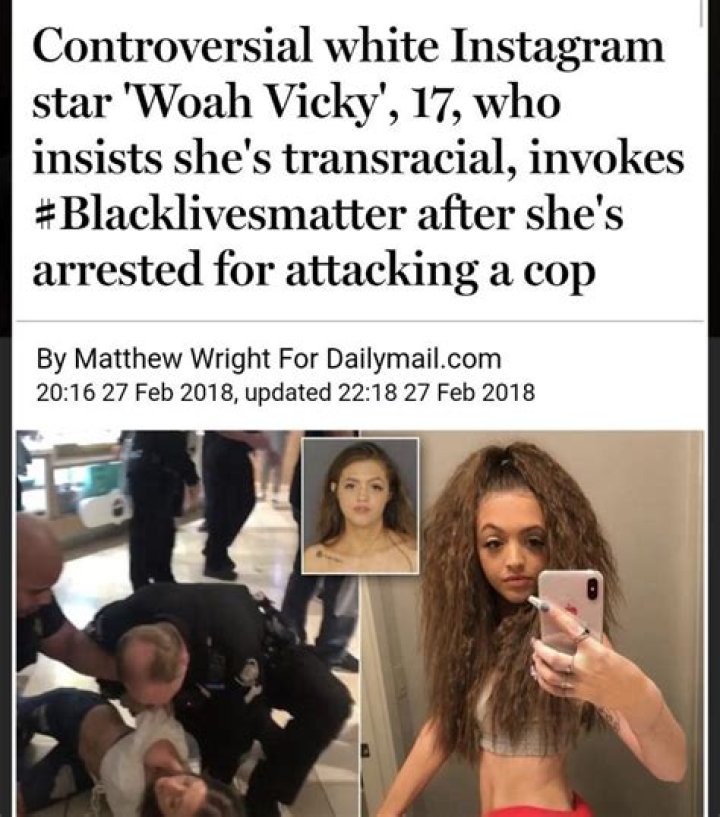 Instagram Star Woah Vicky Arrested for Allegedly Assaulting Police Officer
