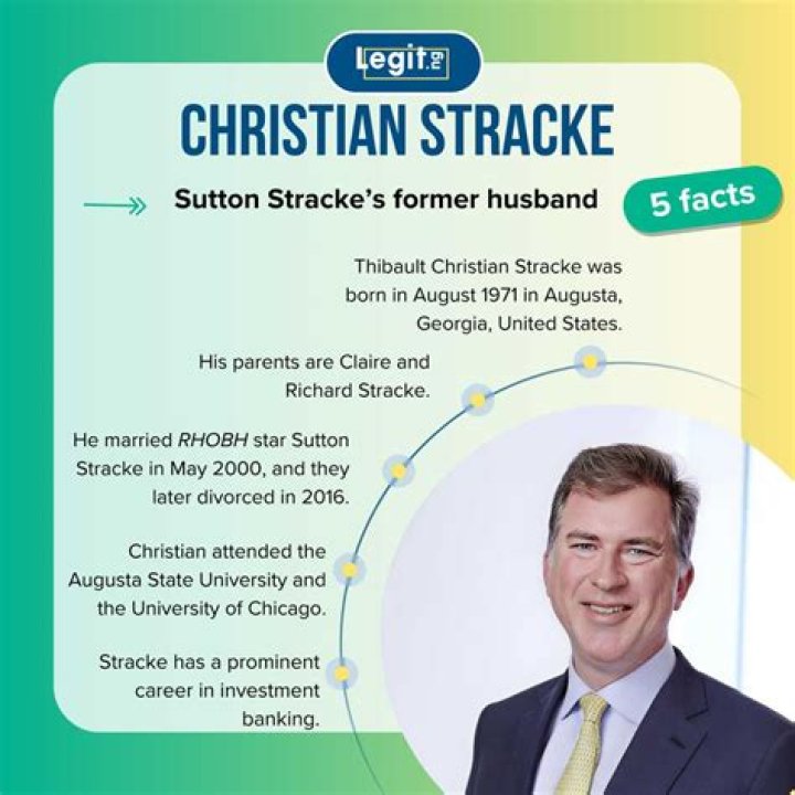 &iquest;Qui&eacute;n es Christian Stracke? Wiki, biograf&iacute;a y datos sobre el esposo de