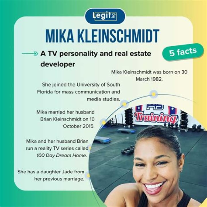 Is Mika Kleinschmidt's Daughter Adopted?