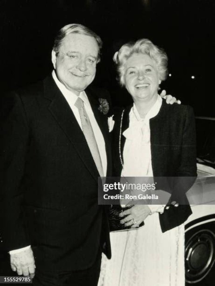 Jackie Gleason and wife Marilyn Gleason 1985 Photo By Adam Scull
