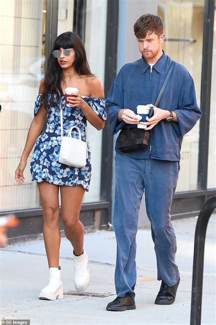 Jameela Jamil puts on a lovedup display with beau James Blake on a