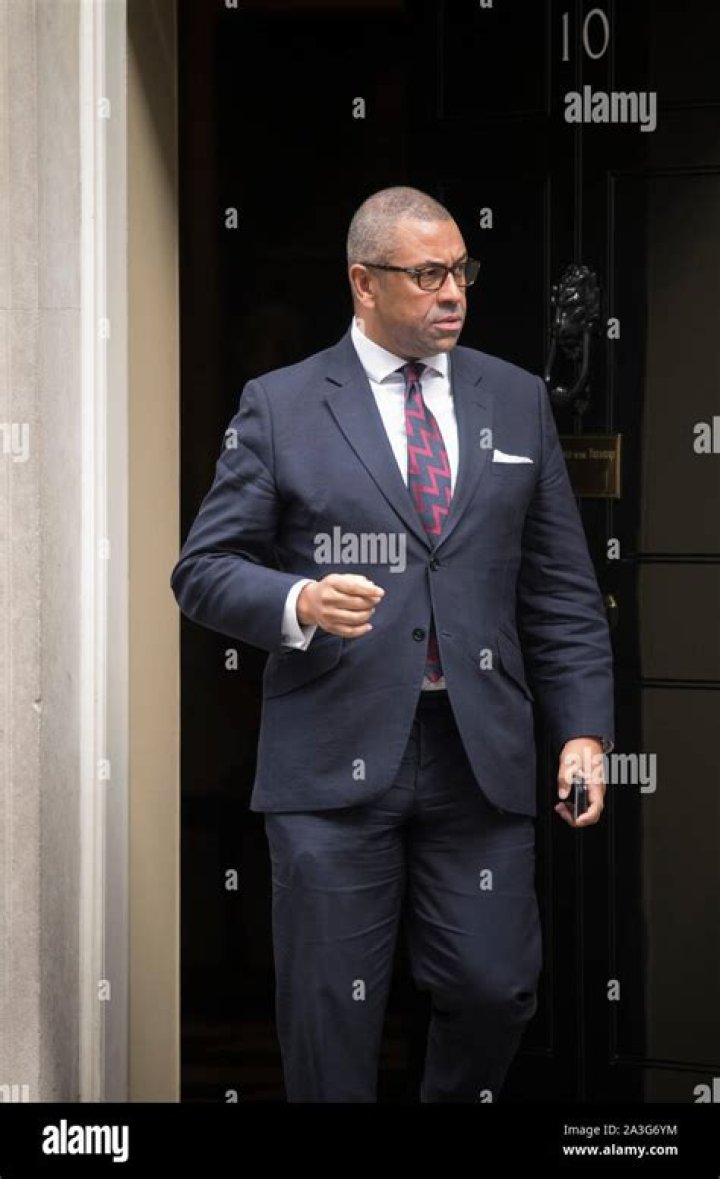 James Cleverly Conservative Party Chairman Susannah Editorial Stock