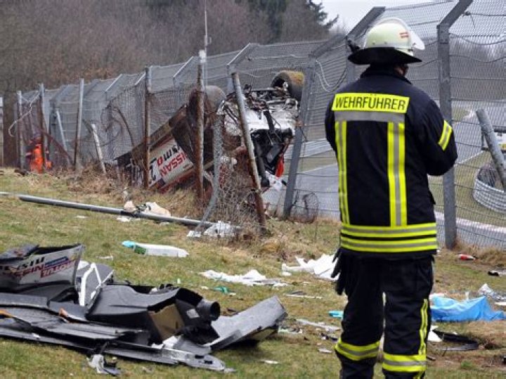 Jann Mardenborough crash video One fan killed and 'several injured' at the Nurburgring as