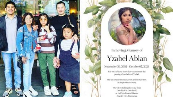 Janna Dominguez, inanunsyo ang pagpanaw ng anak na si Yzabel Ablan