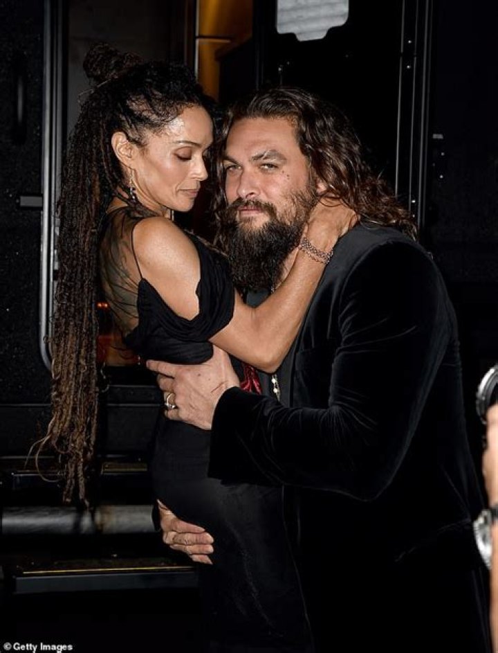 Jason Momoa, 39, and wife Lisa 51, pack on the PDA at Aquaman