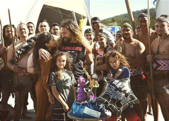 Jason Momoa Gets Birthday Surprise From Wife Lisa and Kids on
