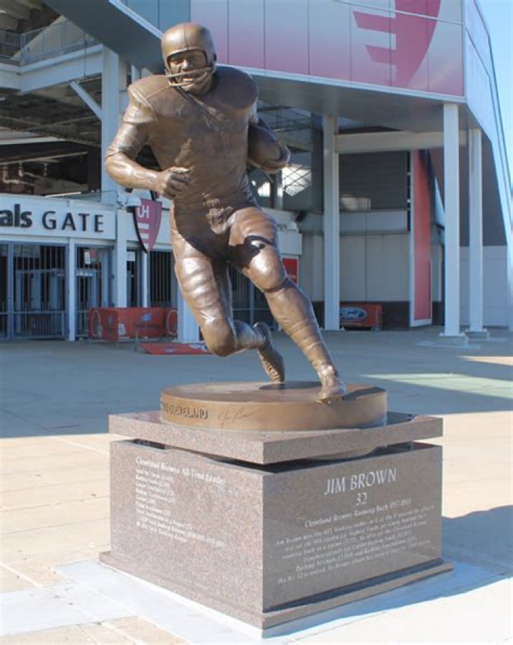 Jim Brown Greatest running back in football history Cleveland