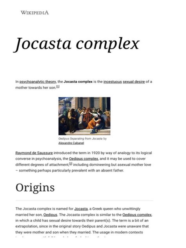 Jocasta Complex Meaning, Signs, Causes, and ways to resolve Lots to Read