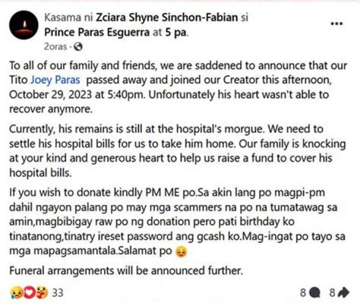 Joey Paras Cause Of Death Who Was Joey Paras? How Joey