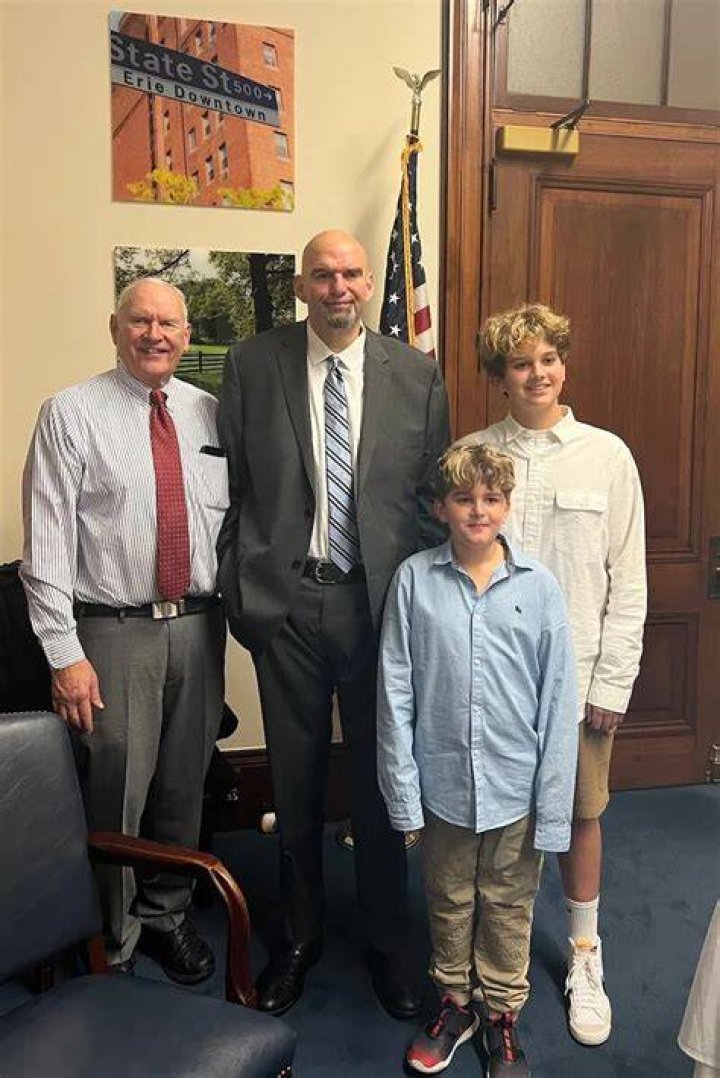 John Fetterman Ditches His Famous Hoodie for Suit on First Day as