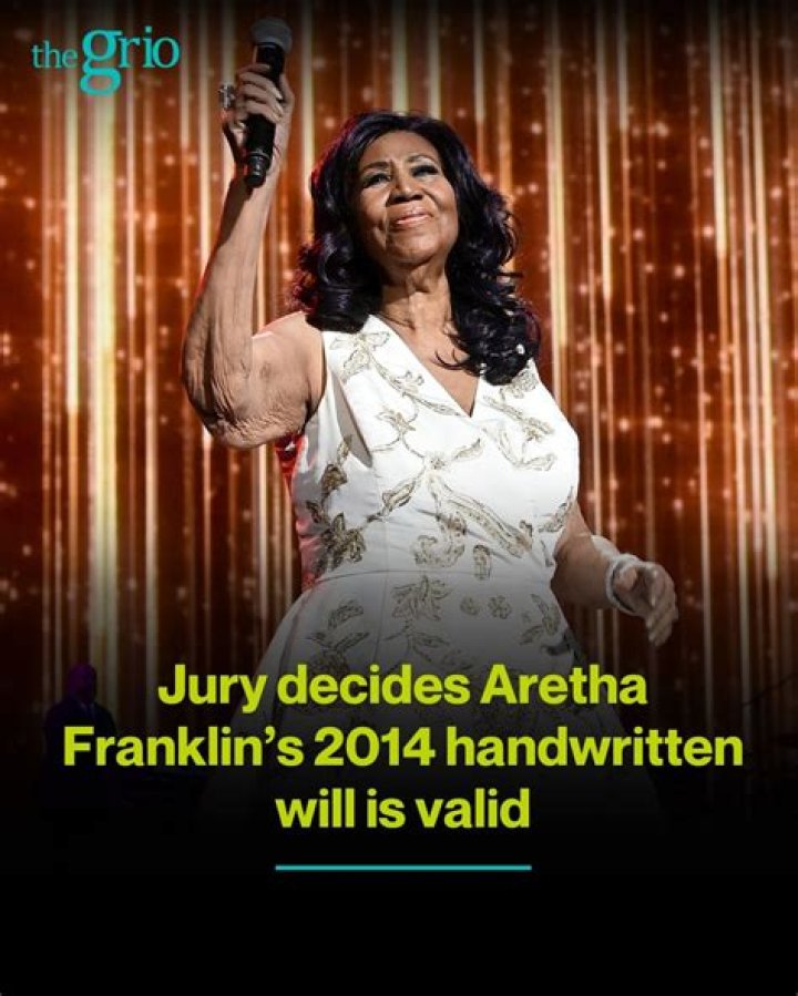 Jury Decides To Respect Aretha Franklin’s Apparent Wishes, Rules