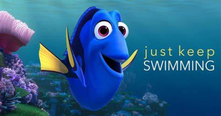 Just Keep Swimming from Finding Nemo Motivational Posters E! News