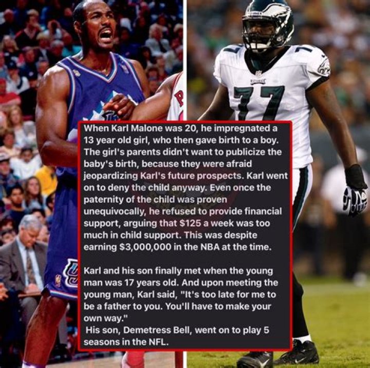 Karl Malone 13YearOld Underage Girl Why Karl Malone Refused to Pay