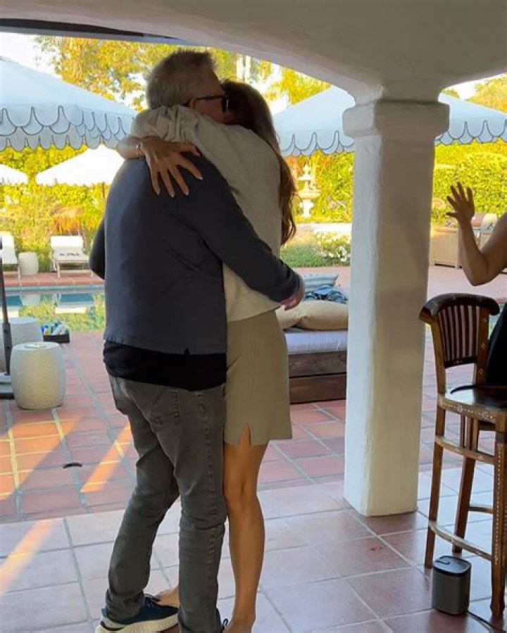 Katharine McPhee makes out with David Foster in mini dress