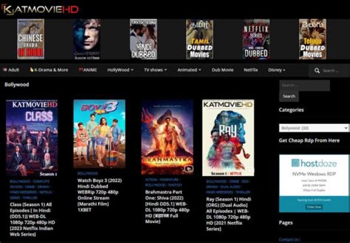 KatmovieHD 2023 HollywoodBollywood Hindi Tamil Telugu HD Movies Download