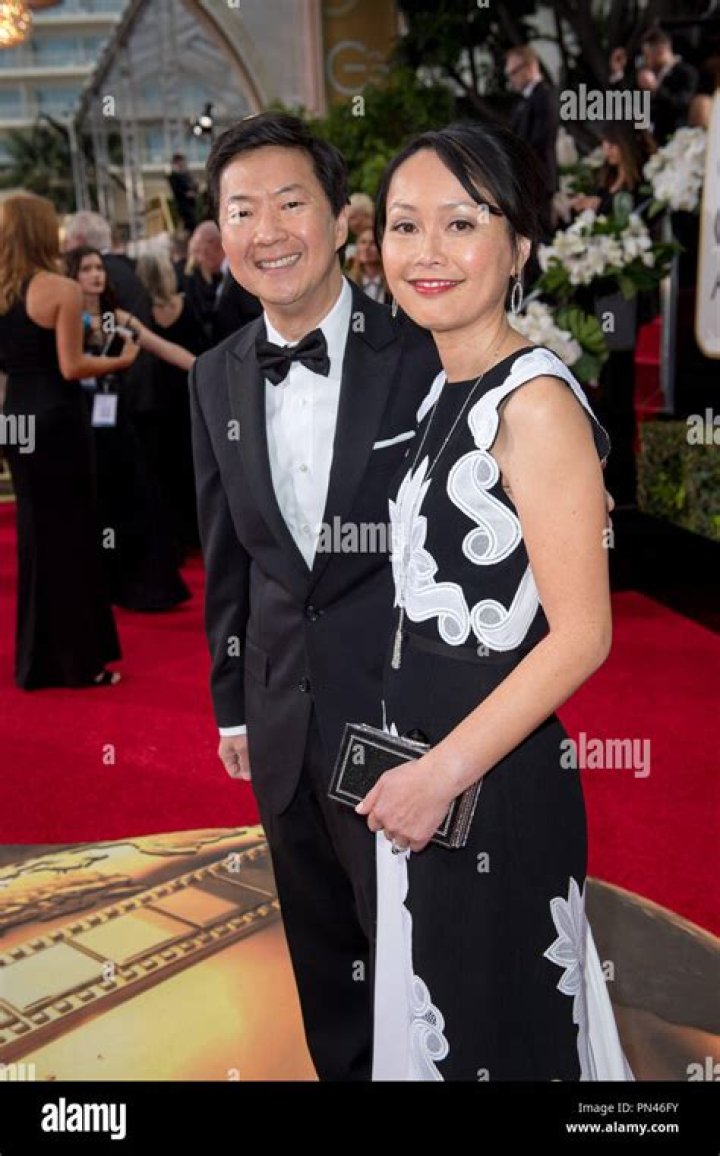 Ken Jeong and Tran Jeong These Celebrity Couples Amped Up the PDA at the Golden Globe Awards