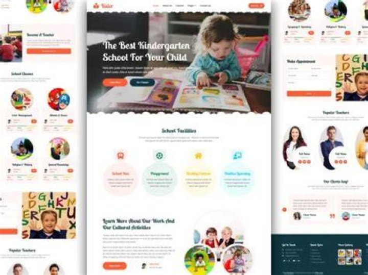 Kider Preschool Website Template