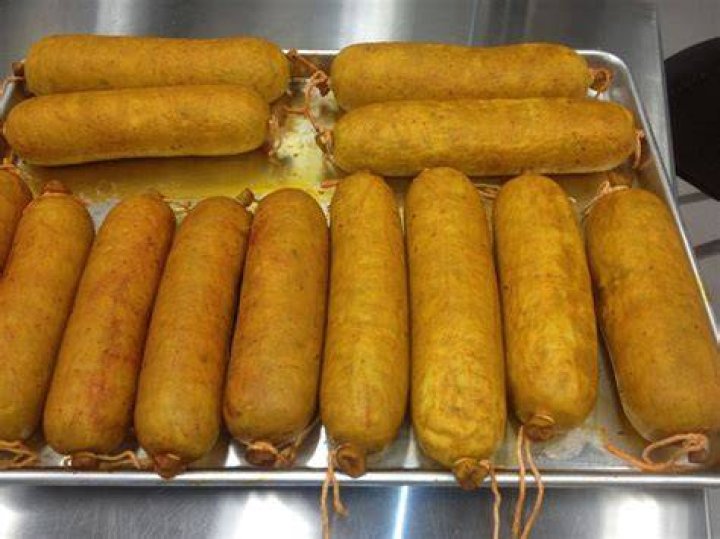 Kishka just add gravy and rye bread and enjoy! Jewish cooking