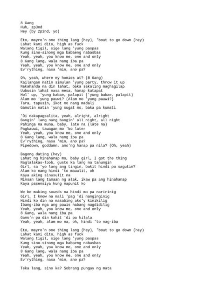 Know Me (Lyrics) PDF