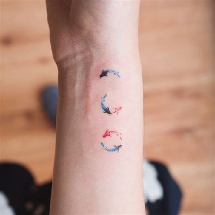 Koi Fish Tattoos Subtle tattoos, Mini tattoos, Little tattoos