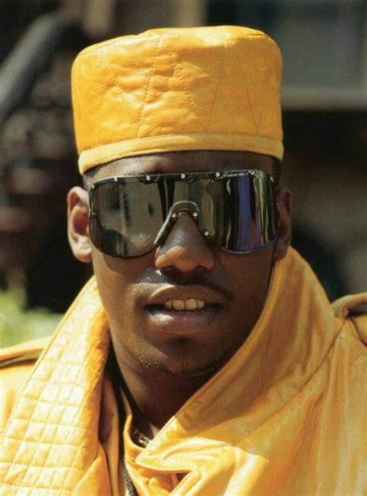 Kool Moe Dee with canary yellow leather texture Hip hop classics, Hip