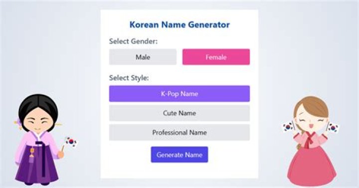 Korean Name Generator Learn korean alphabet, Korean phrases, Korean language