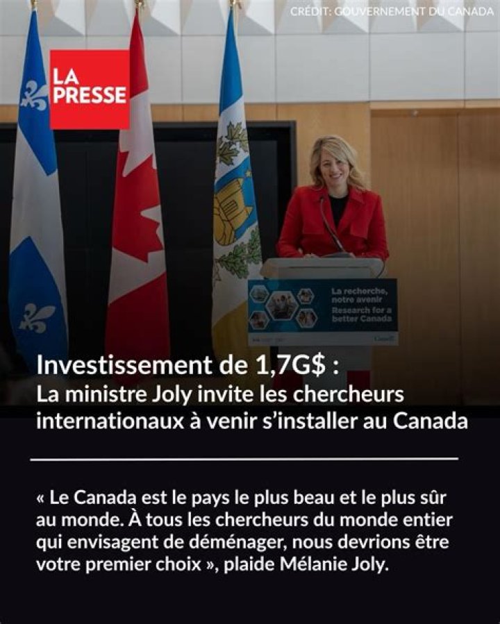 La ministre Mélanie Joly dément les rumeurs d'idylle avec Justin