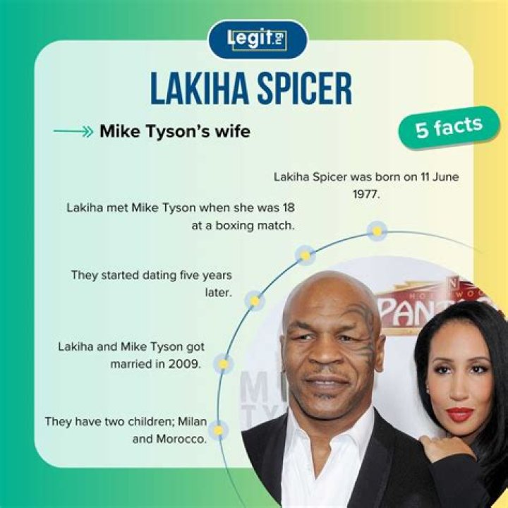 Lakiha Spicer biography All you need to know about Mike Tyson&rsquo;s wife KFN