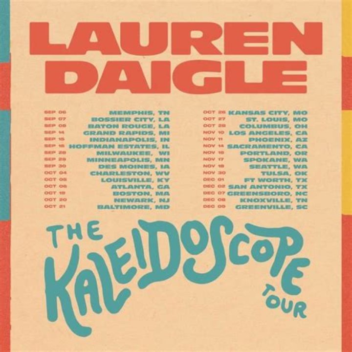 Lauren Daigle Kaleidoscope Tour Seattle