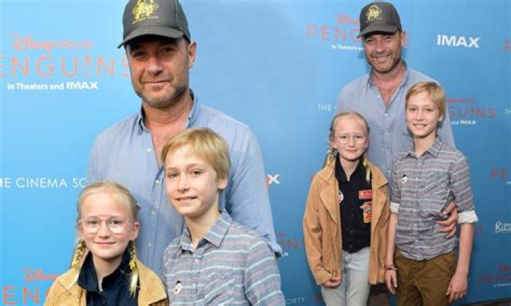 Liev Schreiber Enjoys A Family Stroll In NYC With His Kids And