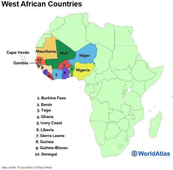 List of West African Countries and Capitals 197 Travel Stamps