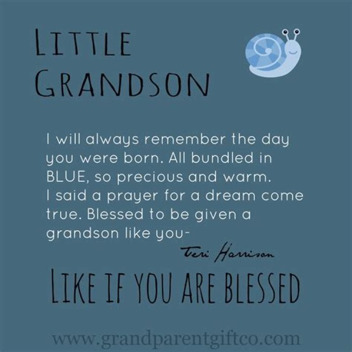 Little Grandsons you are blessed! Grandson quotes, Grandkids quotes, Quotes about grandchildren