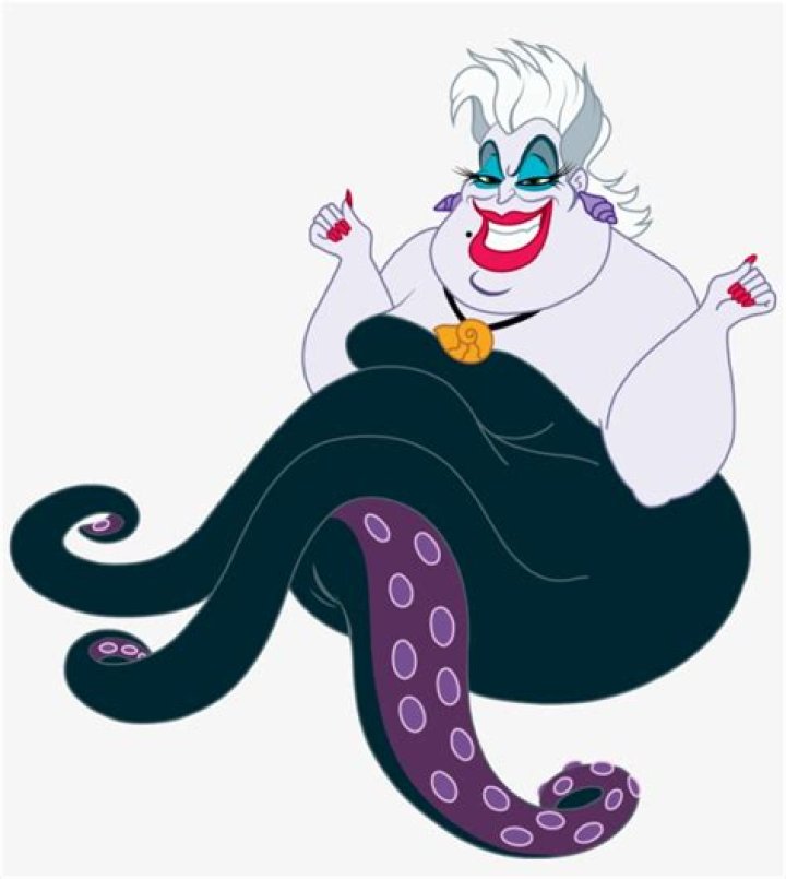 Little Mermaid Ursula Transparent Background Transparent Cartoon