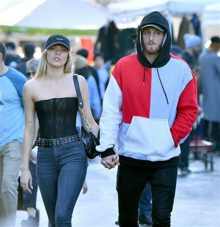 Logan Paul and Josie Canseco Wear Matching Jackets in Miami