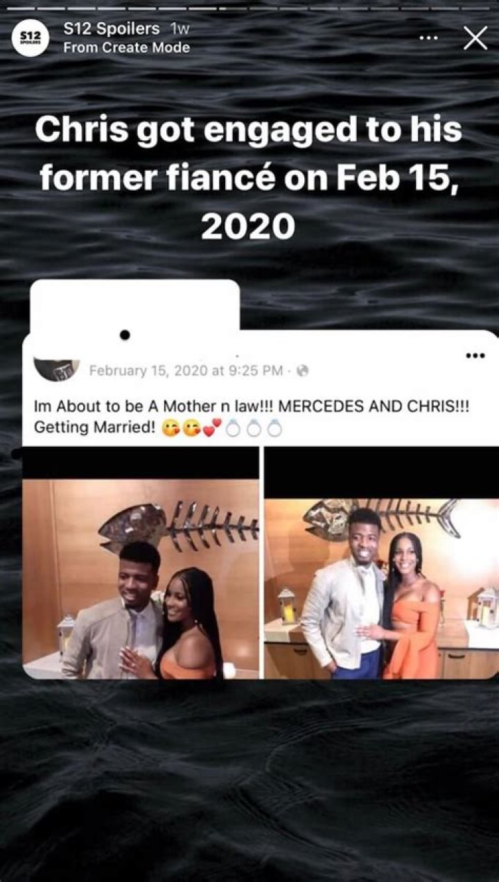 MAFS spoilers Who is Chris Williams' exfiance Mercedes?