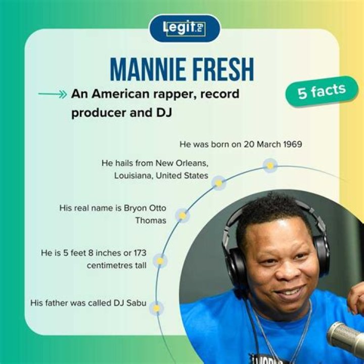Mannie Fresh Bio, Wiki, Net Worth, Girlfriend, Married, Wife, Height
