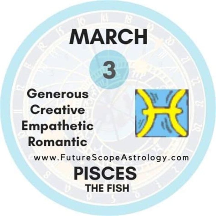 March 3 Zodiac (Pisces) Horoscope Birthday Personality and Lucky Things