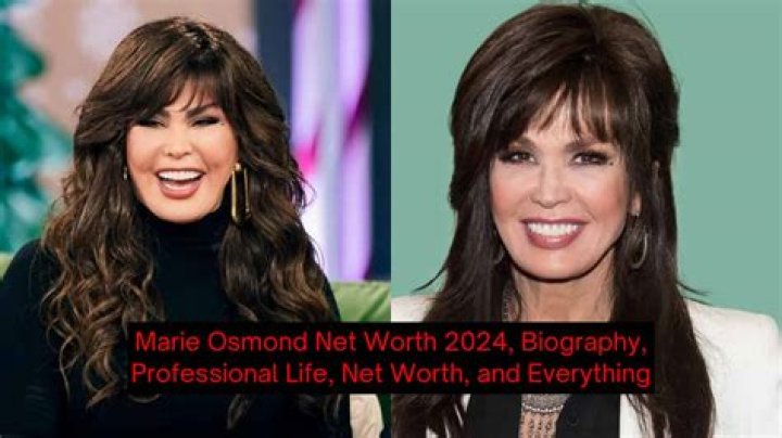 Marie Osmond Net Worth 2024 Age, Husband, Family and Home