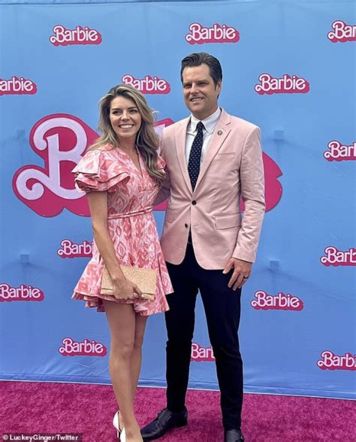 Matt Gaetz’s wife calls for Barbie boycott while posting photos of her
