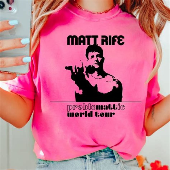 Matt Rife Problematic World Tour SVG Cutting Digital File
